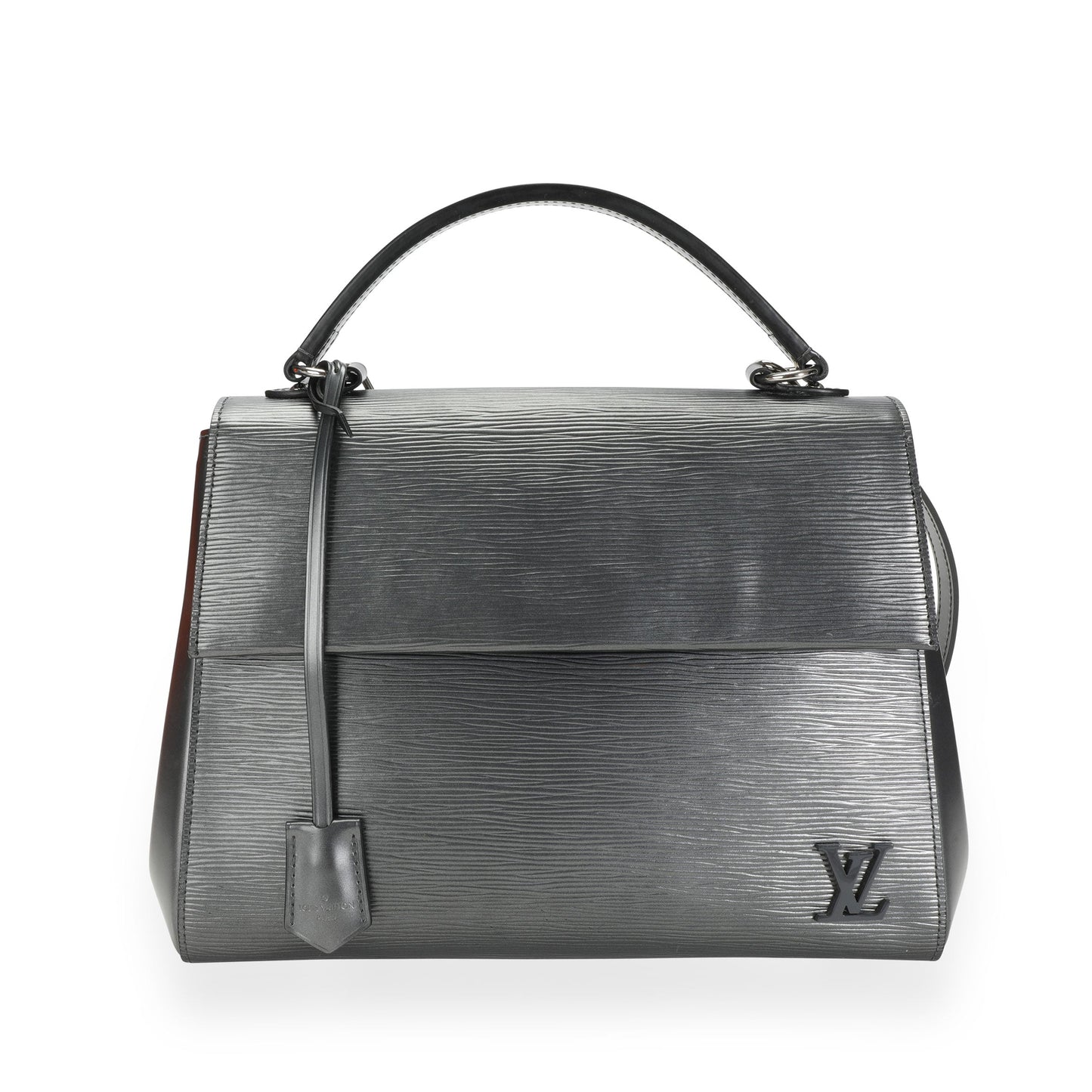 LOUIS VUITTON Anthracite Nacre Epi Leather Cluny MM