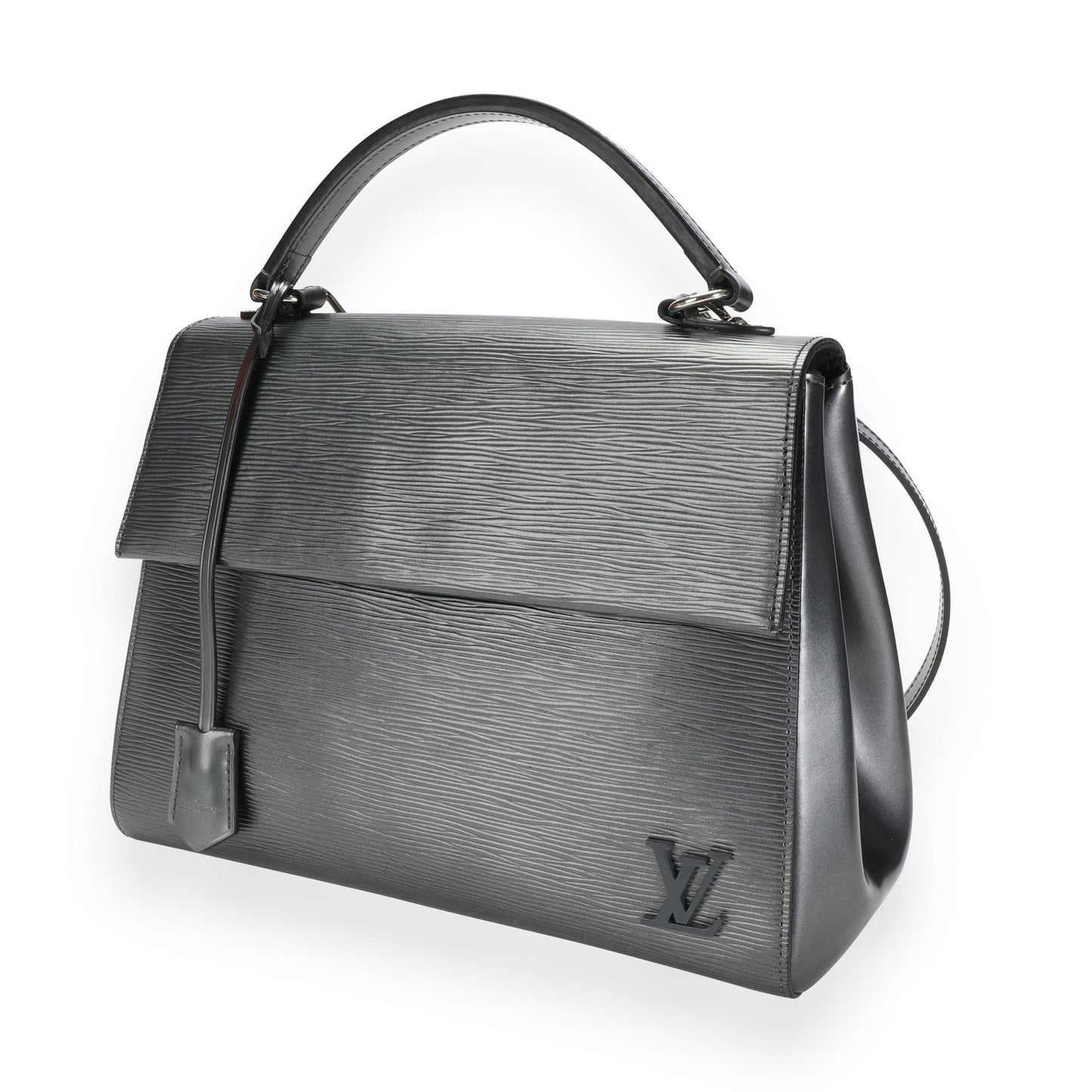 LOUIS VUITTON Anthracite Nacre Epi Leather Cluny MM