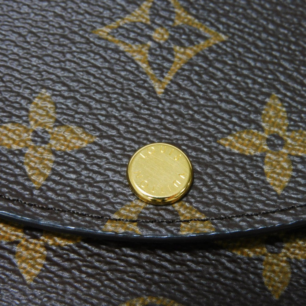 LOUIS VUITTON Bifold Wallet M62361 Monogram canvas x grain leather (embossed) Rose valerine Monogram Portomone Rosary