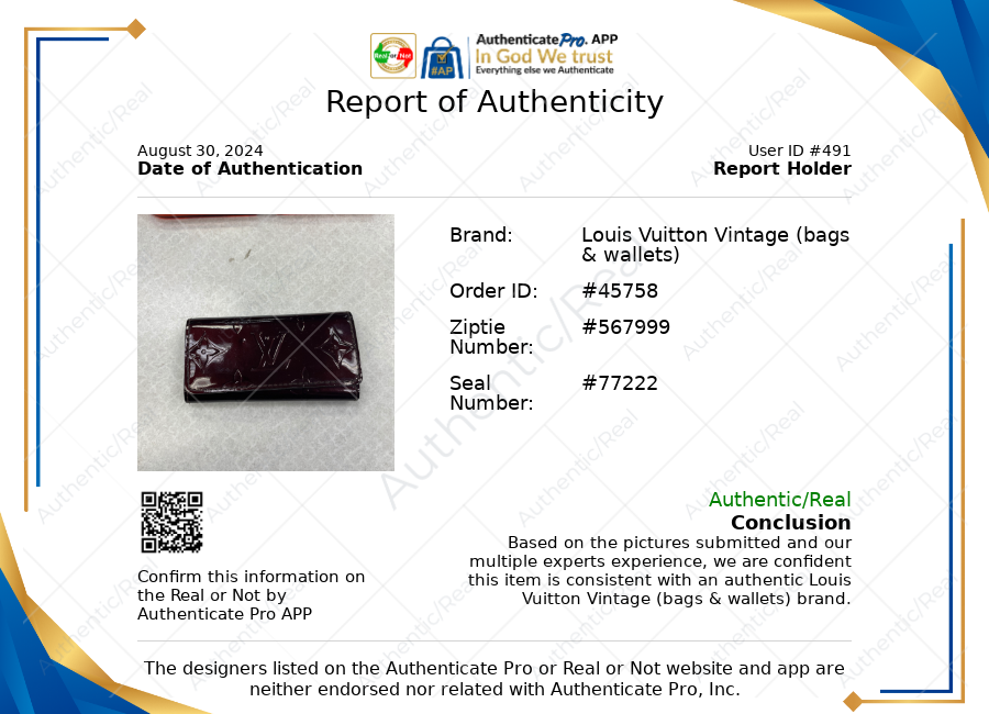 Id/card Holder Luxury Designer By Louis Vuitton