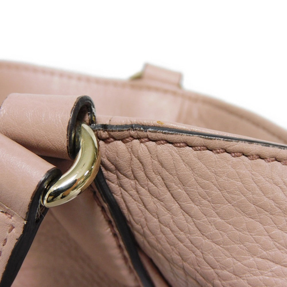GUCCI Tote Bag 336751 Calf leather (embossed) pink beige Interlocking G Soho Mini Tote