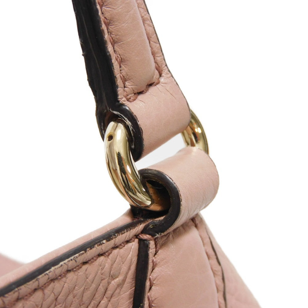 GUCCI Tote Bag 336751 Calf leather (embossed) pink beige Interlocking G Soho Mini Tote