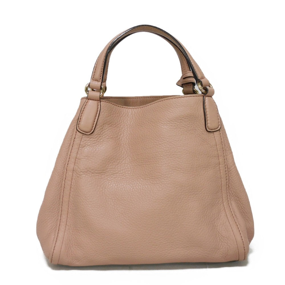 GUCCI Tote Bag 336751 Calf leather (embossed) pink beige Interlocking G Soho Mini Tote