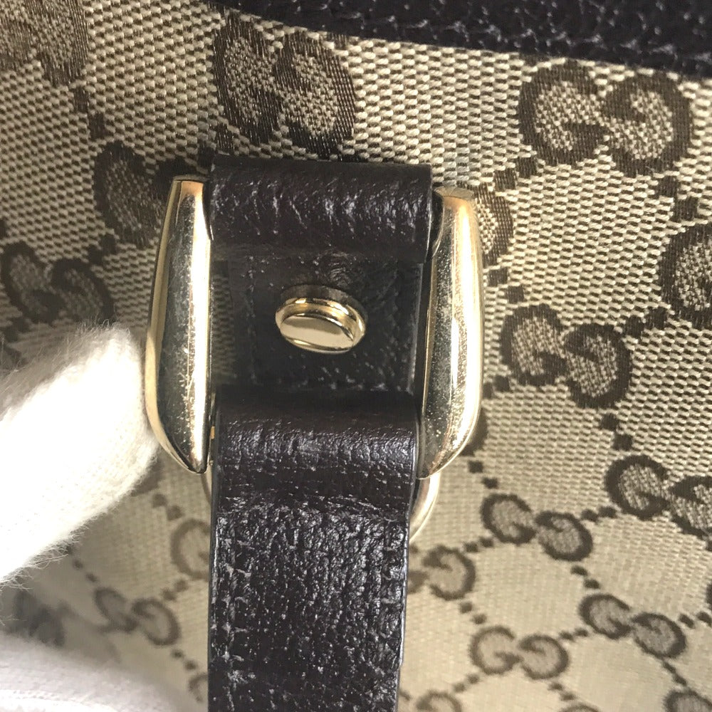 GUCCI Tote Bag 141470 213317 GG canvas Beige brown Handbag Abbey Women Used
