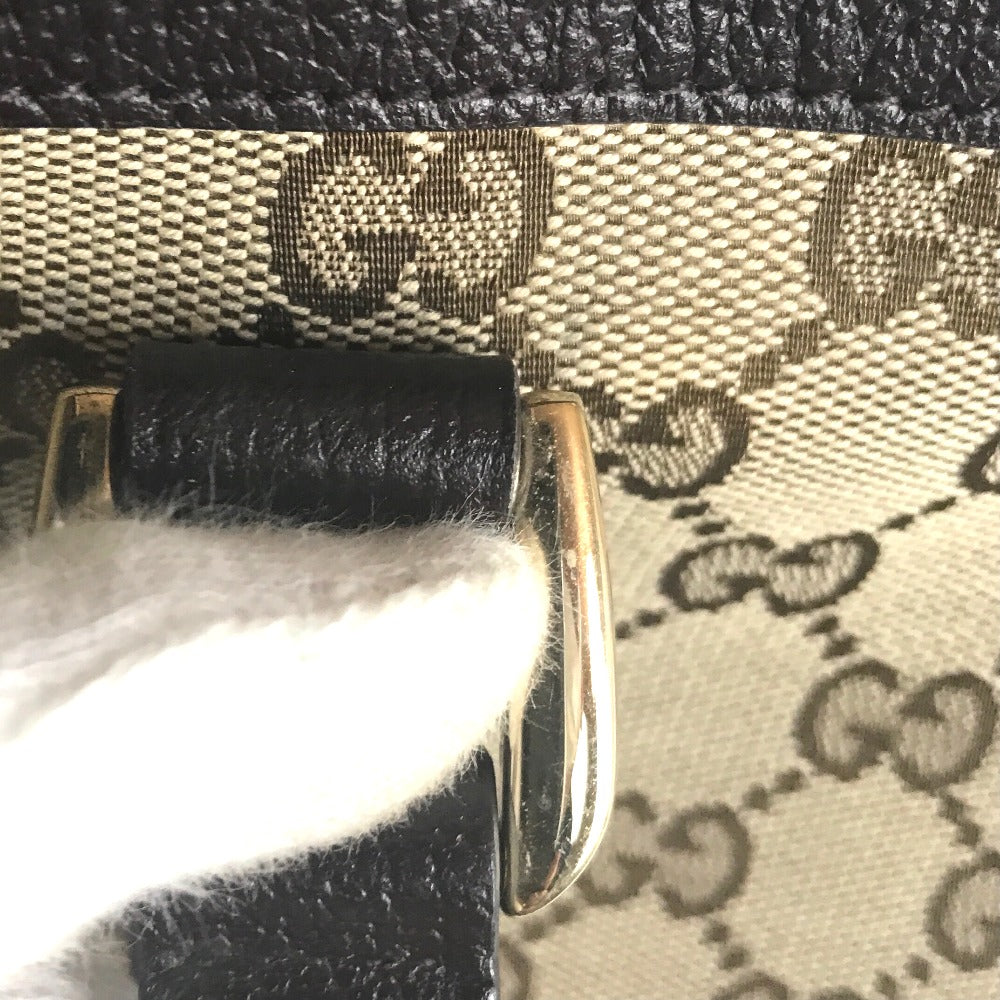 GUCCI Tote Bag 141470 213317 GG canvas Beige brown Handbag Abbey Women Used
