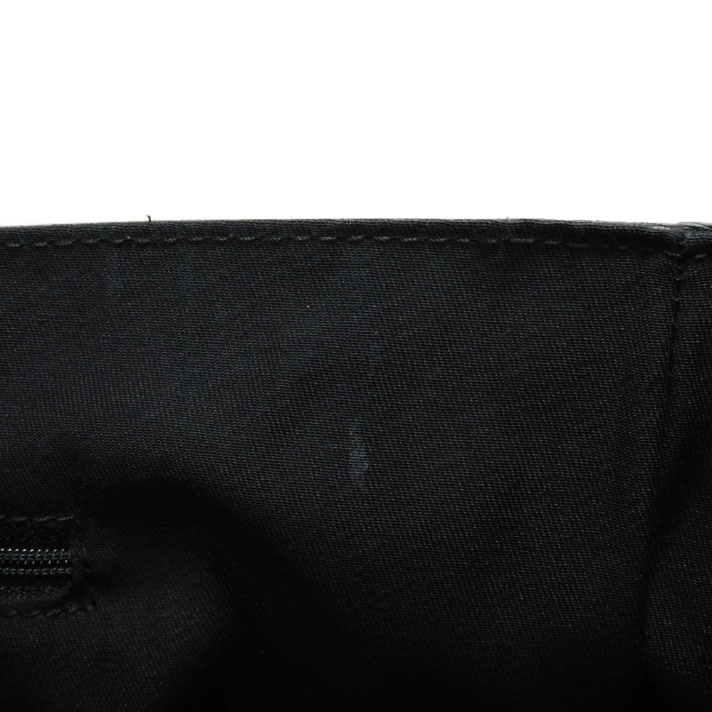 GUCCI Tote Bag 268639 G1X9R 1001 GG nylon canvas x calf leather black GG nylon logo tote
