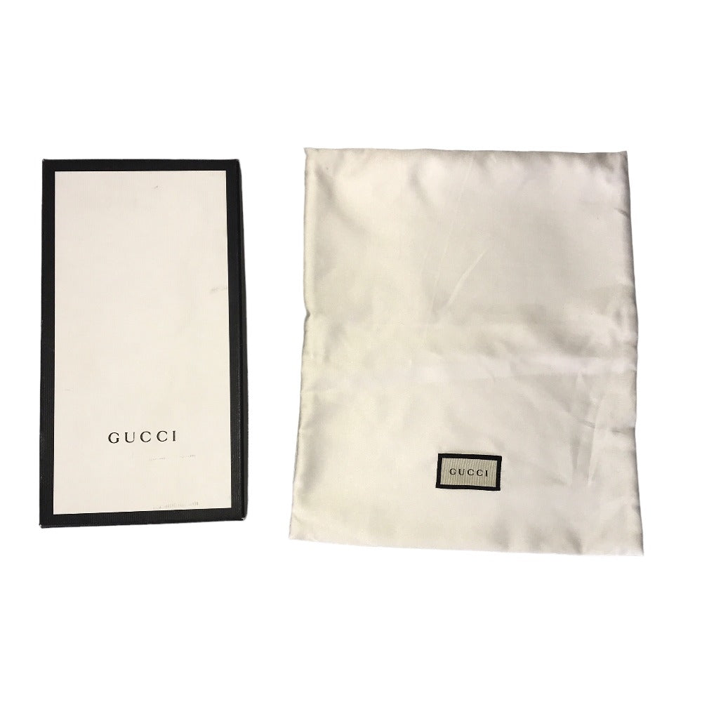 GUCCI Long Wallet Purse 451273 2778 leather black Round zip King snake print mens(Unisex) Used