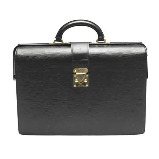 LOUIS VUITTON Business bag M54352 Epi Leather black Briefcase Epi Fermoire mens Used