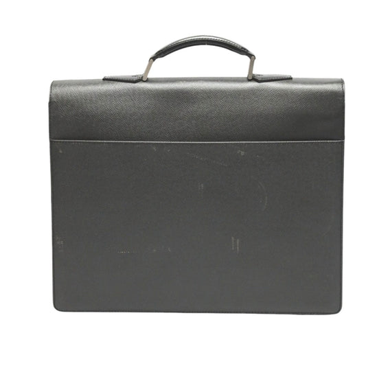 LOUIS VUITTON Handbag M30032 Taiga black Documents bag Taiga Serviet Moskova mens Used