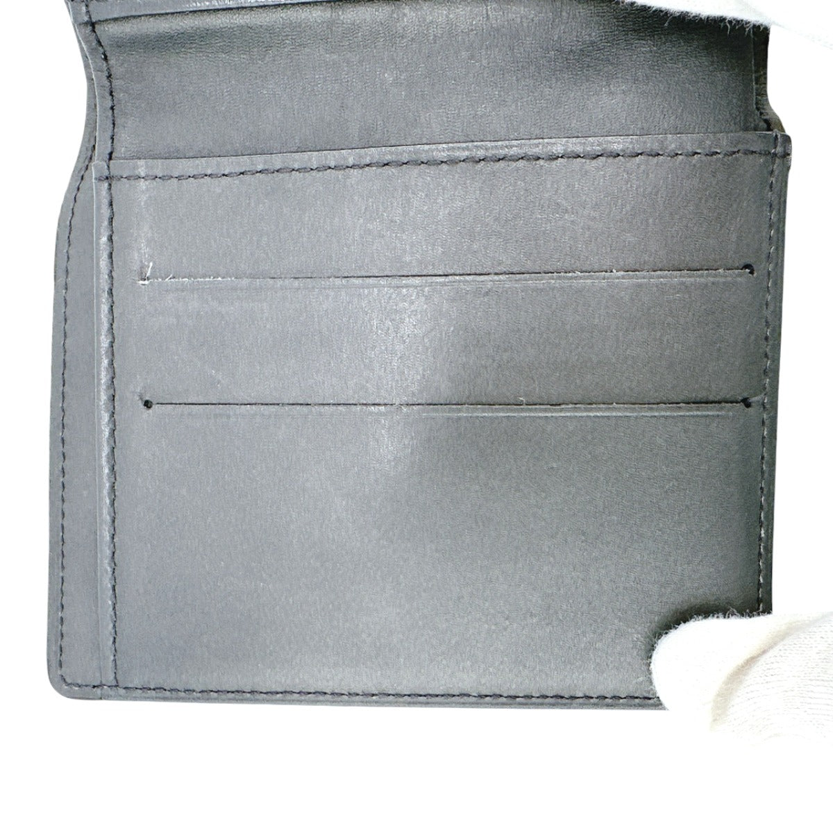 LOUIS VUITTON Bifold Wallet M65112 Monogram mat Noir Wallet with card pocket Monogram Porte Monnaie Billets Cartes Credit unisex(Unisex) Used