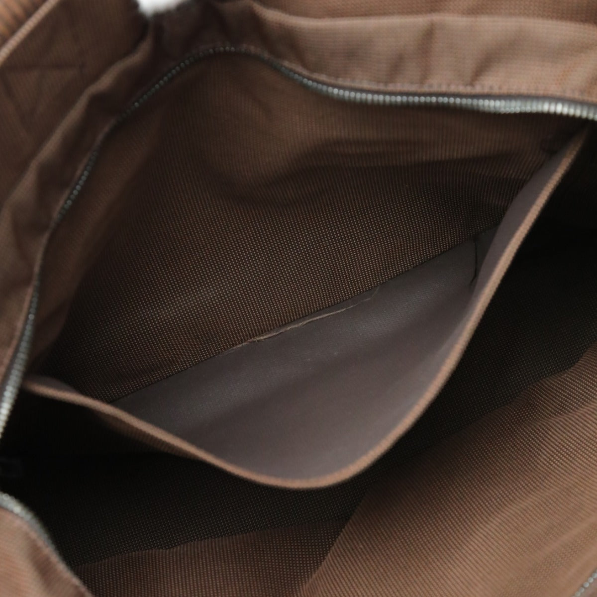 HERMES Tote Bag canvas Brown canvas Her LineMM