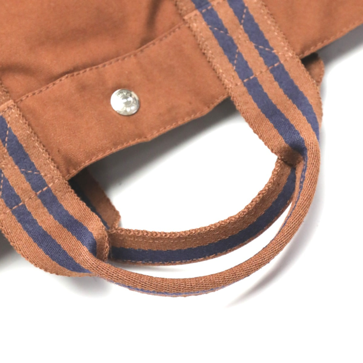 HERMES Tote Bag canvas Brown Handbag Fool ToeMM unisex(Unisex) Used