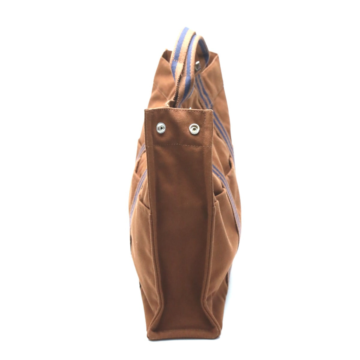 HERMES Tote Bag canvas Brown Handbag Fool ToeMM unisex(Unisex) Used