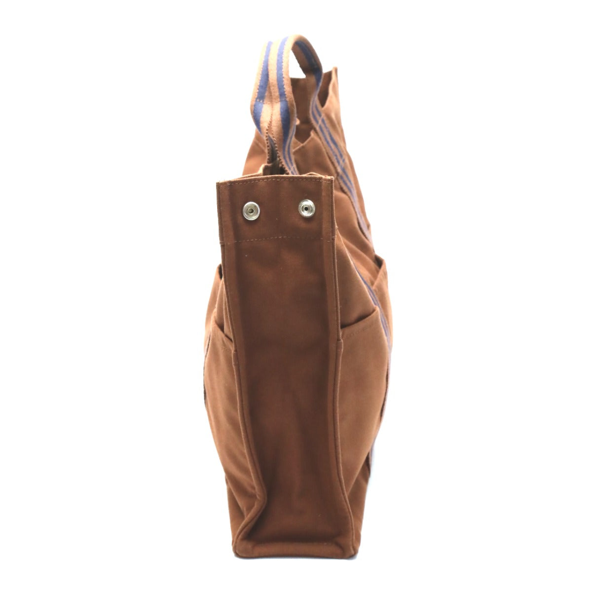 HERMES Tote Bag canvas Brown Handbag Fool ToeMM unisex(Unisex) Used