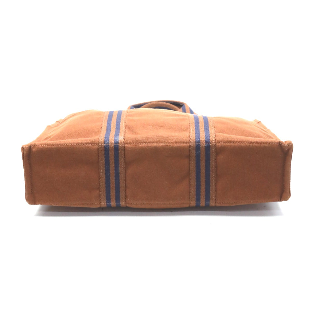 HERMES Tote Bag canvas Brown Handbag Fool ToeMM unisex(Unisex) Used