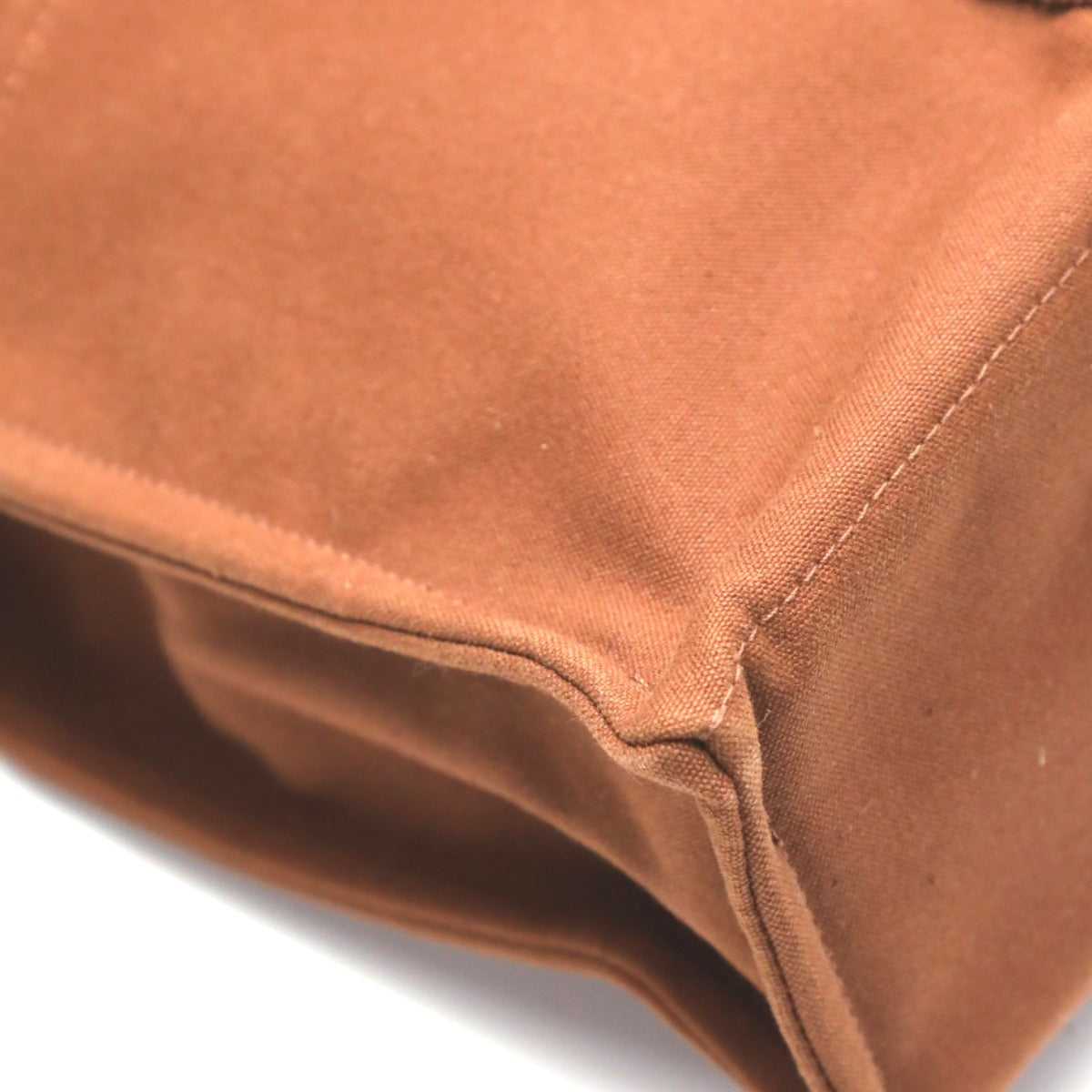 HERMES Tote Bag canvas Brown Handbag Fool ToeMM unisex(Unisex) Used