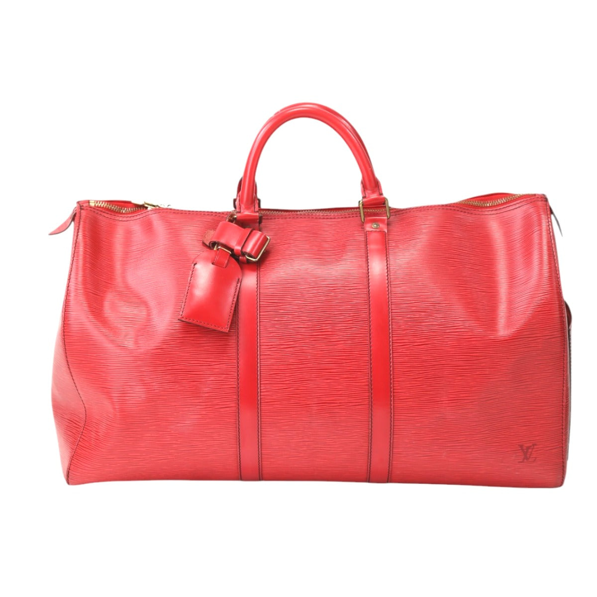 LOUIS VUITTON Boston Duffel bag M42967 Epi Leather Castilian red Epi Keepall 50