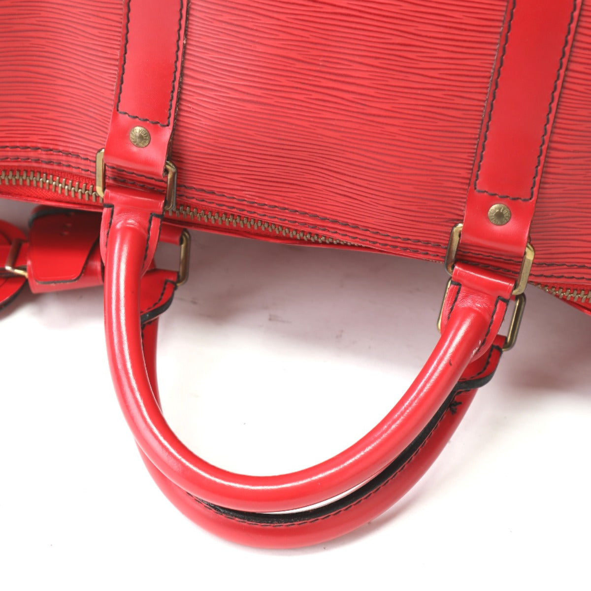 LOUIS VUITTON Boston Duffel bag M42967 Epi Leather Castilian red Epi Keepall 50
