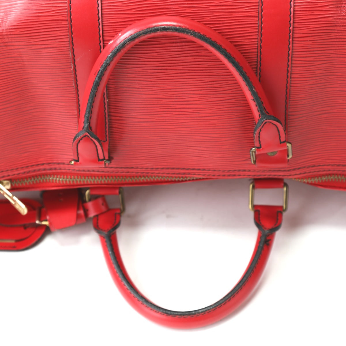 LOUIS VUITTON Boston Duffel bag M42967 Epi Leather Castilian red Epi Keepall 50