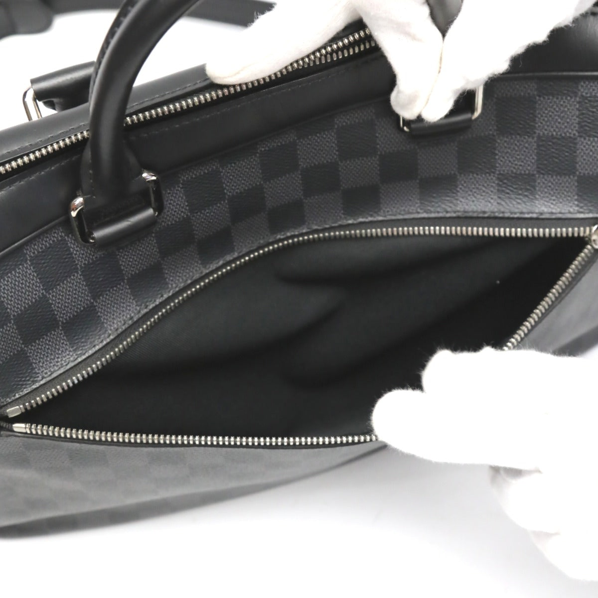 LOUIS VUITTON Business bag N63298 Damier canvas Damier Cobalt Damier Dandy Briefcase