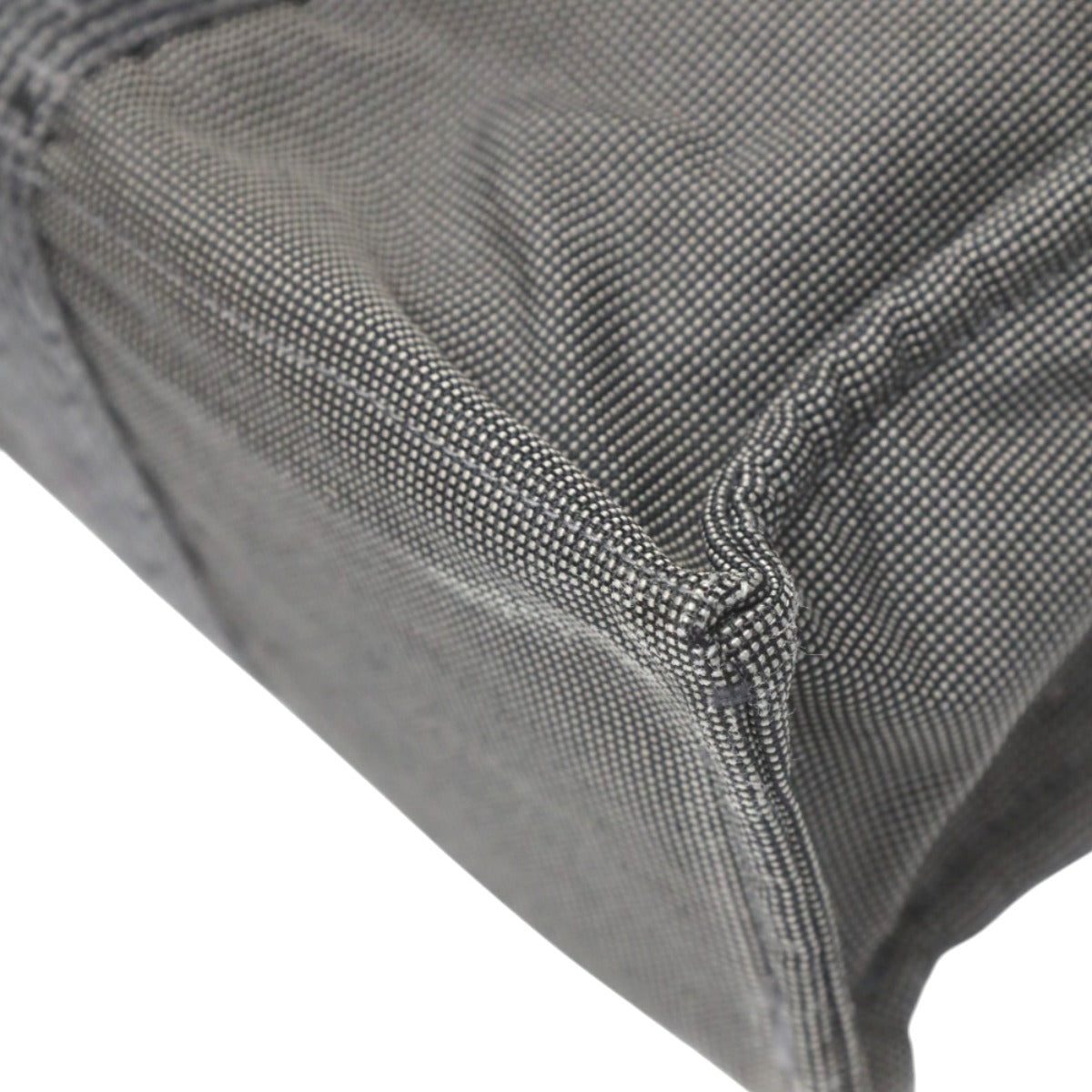 HERMES Tote Bag canvas gray Her Line canvas