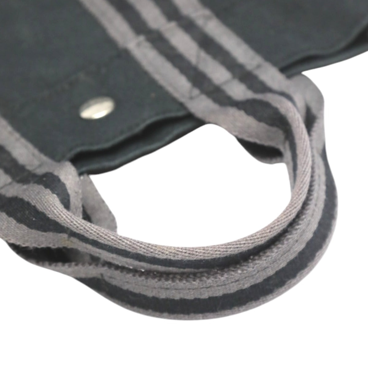 HERMES Tote Bag canvas gray Her Line Tote PM