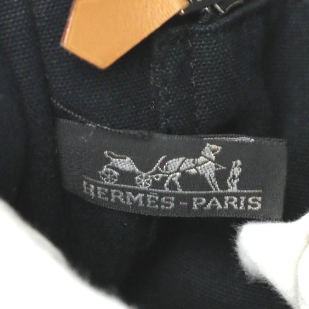 HERMES Tote Bag canvas gray Her Line Tote PM