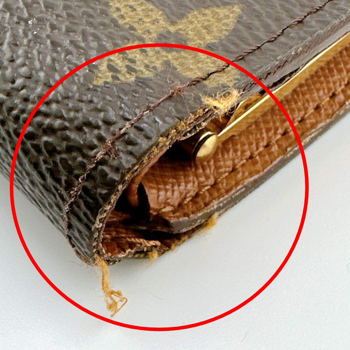 LOUIS VUITTON Bifold Wallet M61663 Monogram canvas Brown Clasp wallet with card pocket Monogram Porto Monet Viet Vienoa Women Used