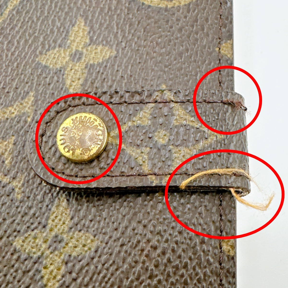 LOUIS VUITTON Bifold Wallet M61663 Monogram canvas Brown Clasp wallet with card pocket Monogram Porto Monet Viet Vienoa Women Used