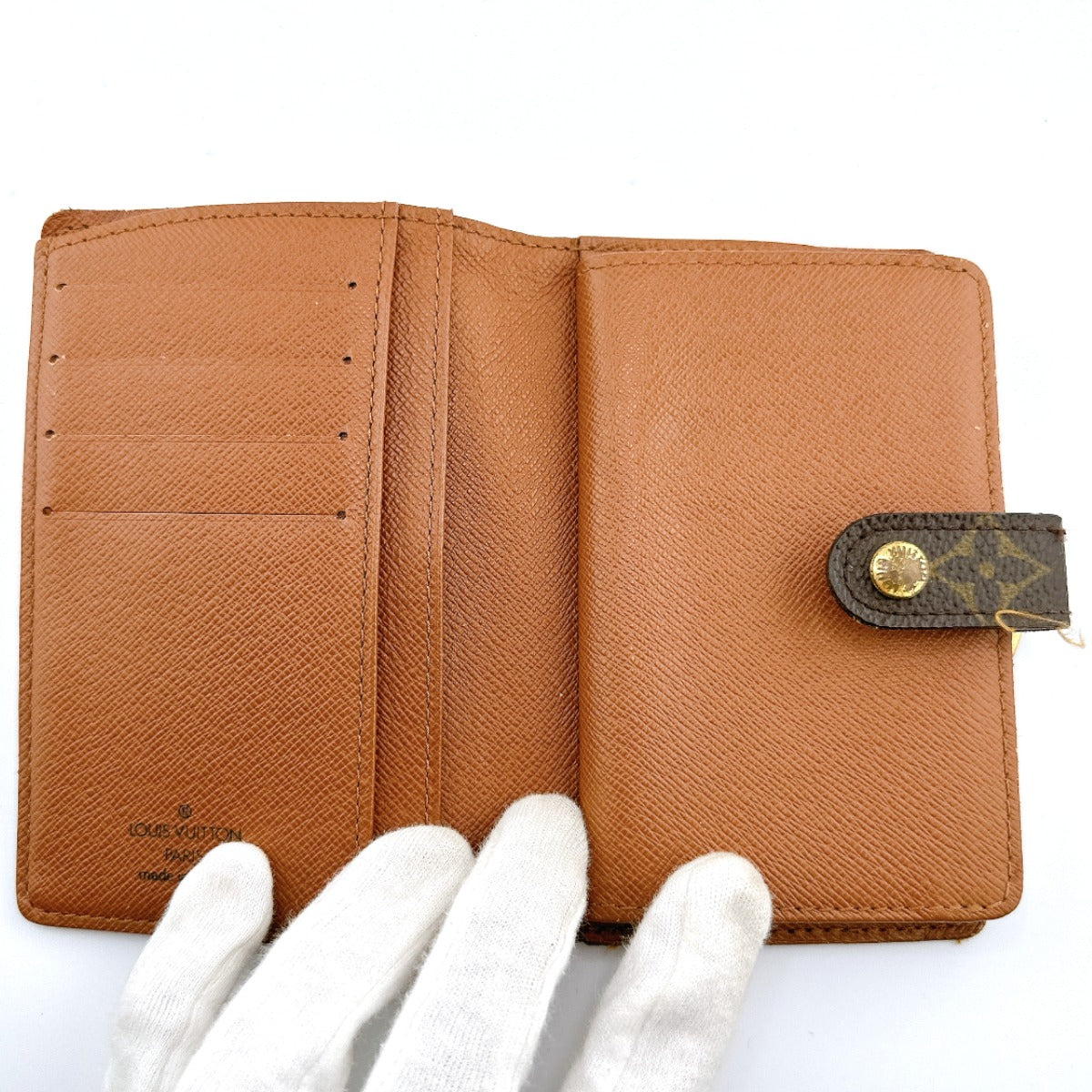 LOUIS VUITTON Bifold Wallet M61663 Monogram canvas Brown Clasp wallet with card pocket Monogram Porto Monet Viet Vienoa Women Used
