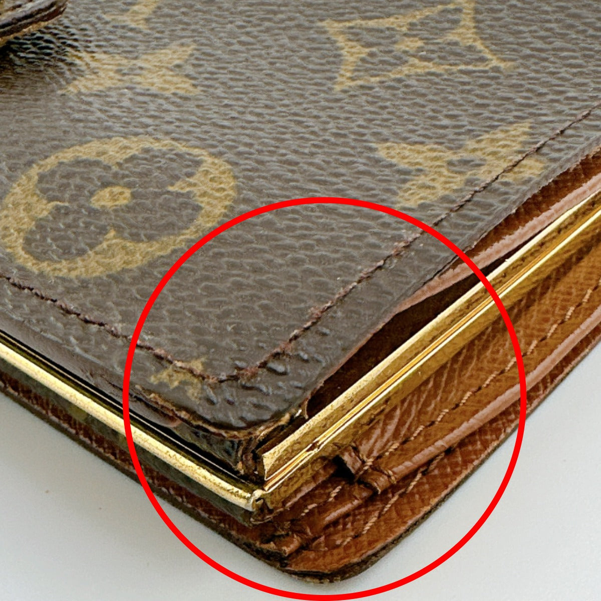 LOUIS VUITTON Bifold Wallet M61663 Monogram canvas Brown Clasp wallet with card pocket Monogram Porto Monet Viet Vienoa Women Used