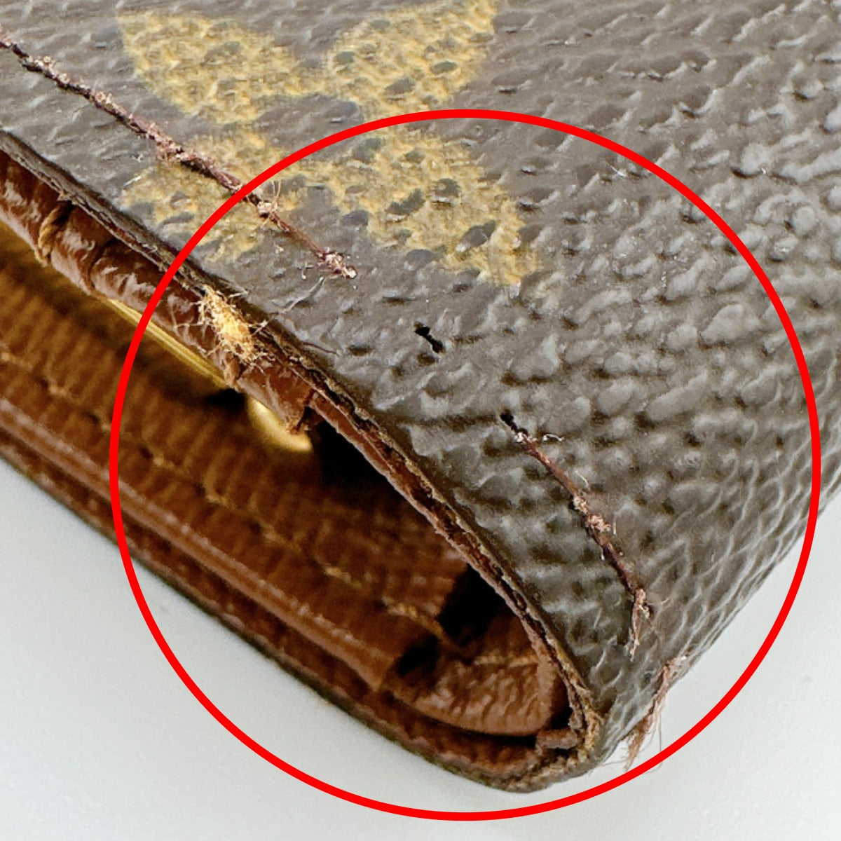 LOUIS VUITTON Bifold Wallet M61663 Monogram canvas Brown Clasp wallet with card pocket Monogram Porto Monet Viet Vienoa Women Used