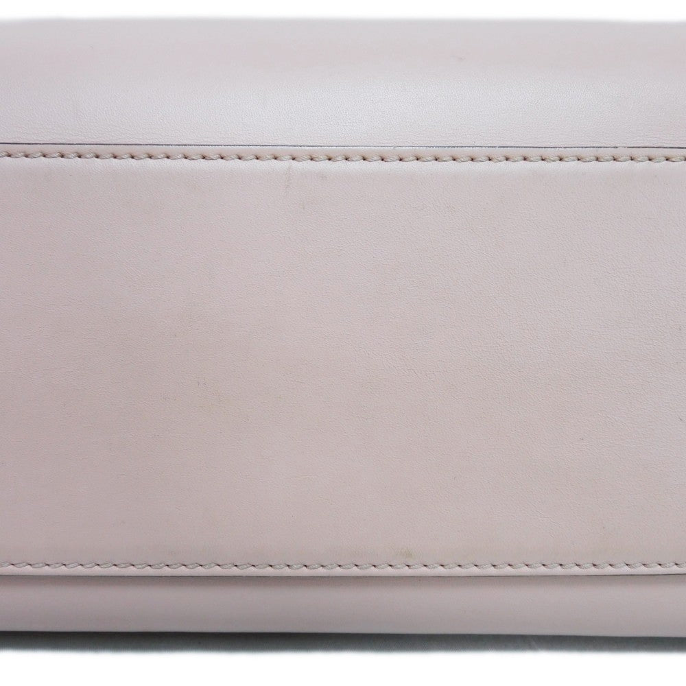GUCCI Handbag 453767 DVU0G 5909 Smooth Calfskin Leather Light pink Bamboo Faux Pearl Nimfair Small