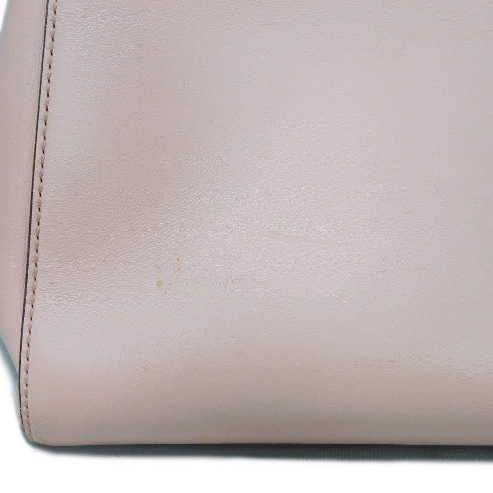 GUCCI Handbag 453767 DVU0G 5909 Smooth Calfskin Leather Light pink Bamboo Faux Pearl Nimfair Small
