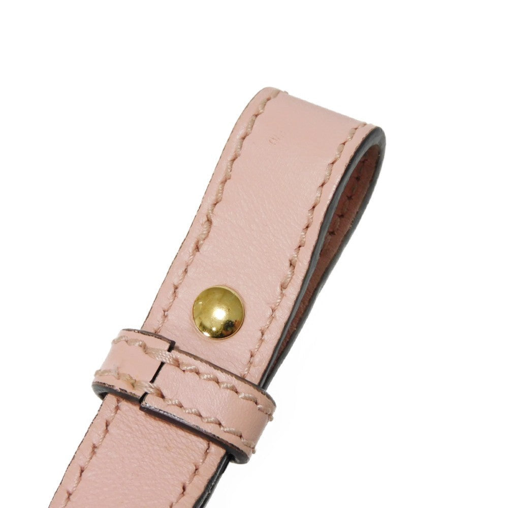 GUCCI Handbag 453767 DVU0G 5909 Smooth Calfskin Leather Light pink Bamboo Faux Pearl Nimfair Small