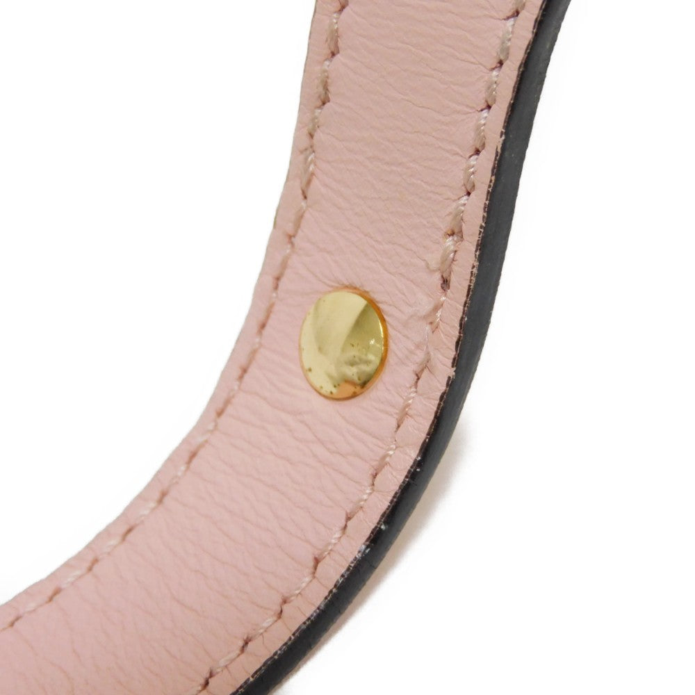 GUCCI Handbag 453767 DVU0G 5909 Smooth Calfskin Leather Light pink Bamboo Faux Pearl Nimfair Small