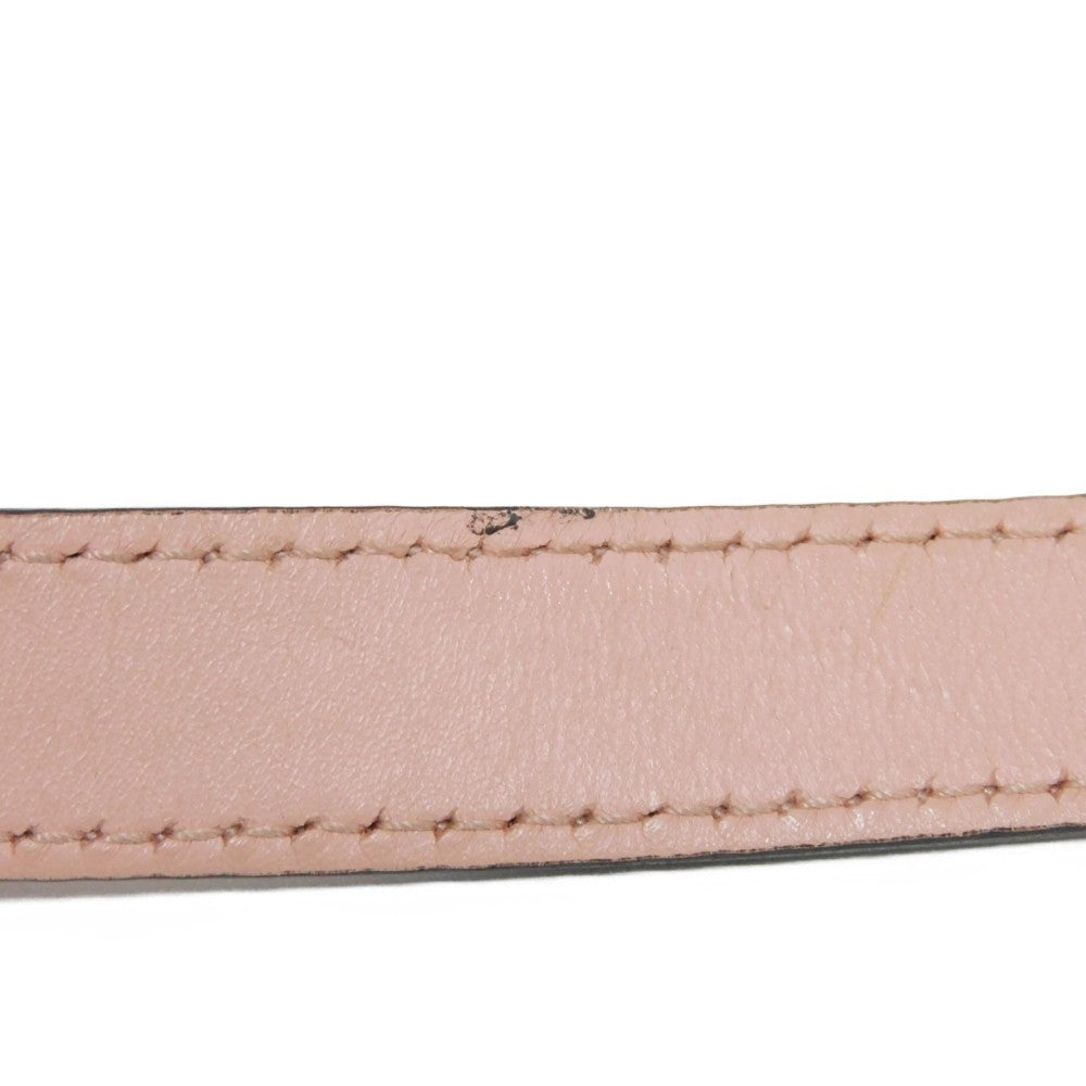 GUCCI Handbag 453767 DVU0G 5909 Smooth Calfskin Leather Light pink Bamboo Faux Pearl Nimfair Small