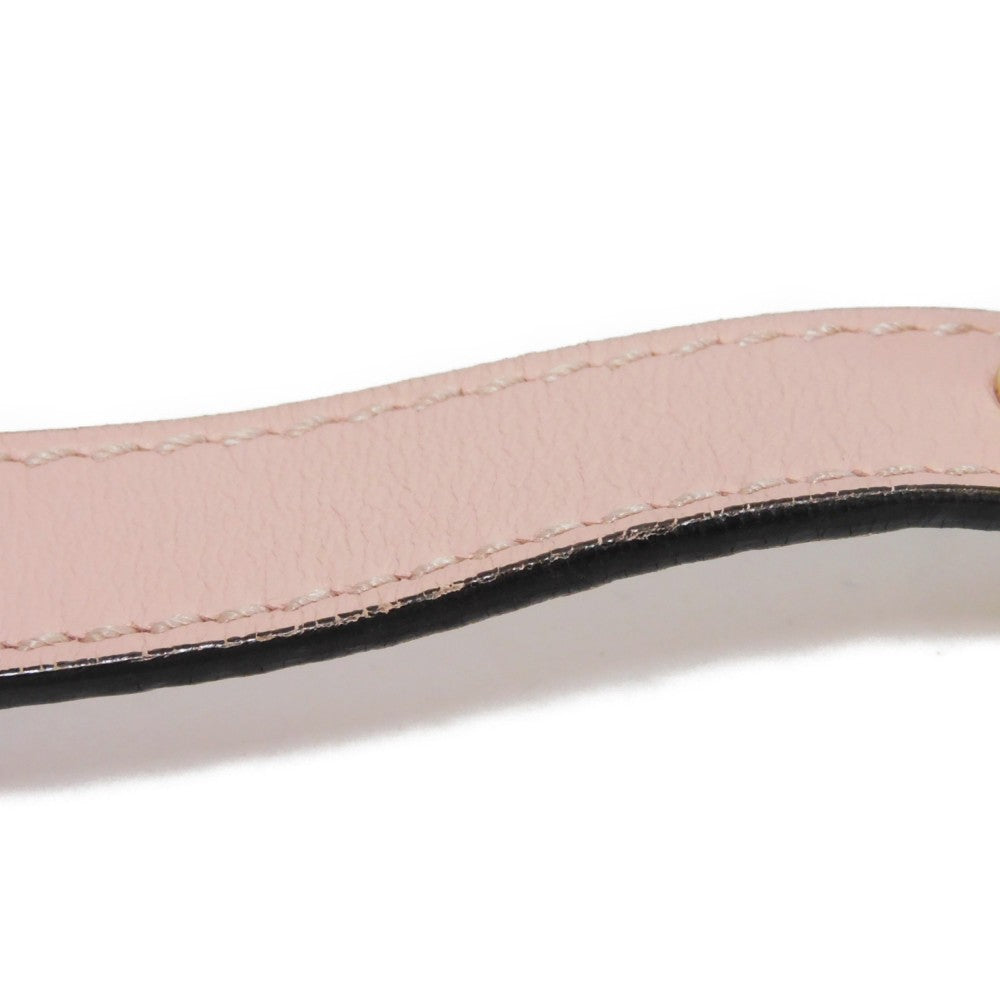GUCCI Handbag 453767 DVU0G 5909 Smooth Calfskin Leather Light pink Bamboo Faux Pearl Nimfair Small