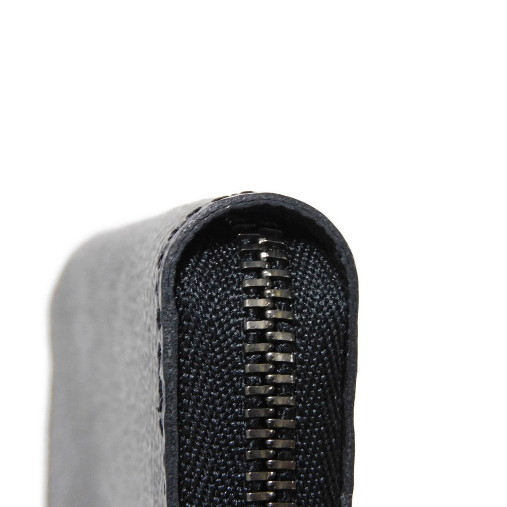 LOUIS VUITTON Coin case M81662 Monogram Eclipse canvas x grain leather Noir Monogram Eclipse Zippy Coin Purse Vertical