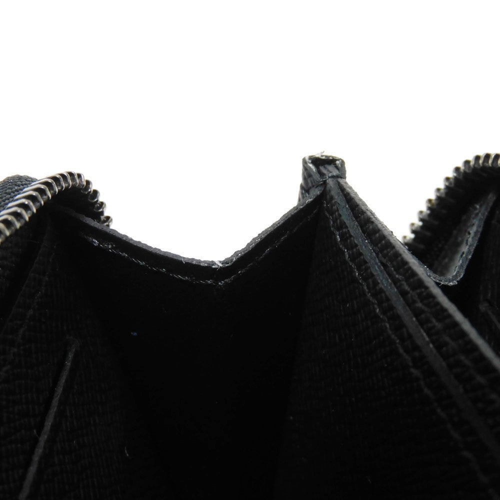 LOUIS VUITTON Coin case M81662 Monogram Eclipse canvas x grain leather Noir Monogram Eclipse Zippy Coin Purse Vertical