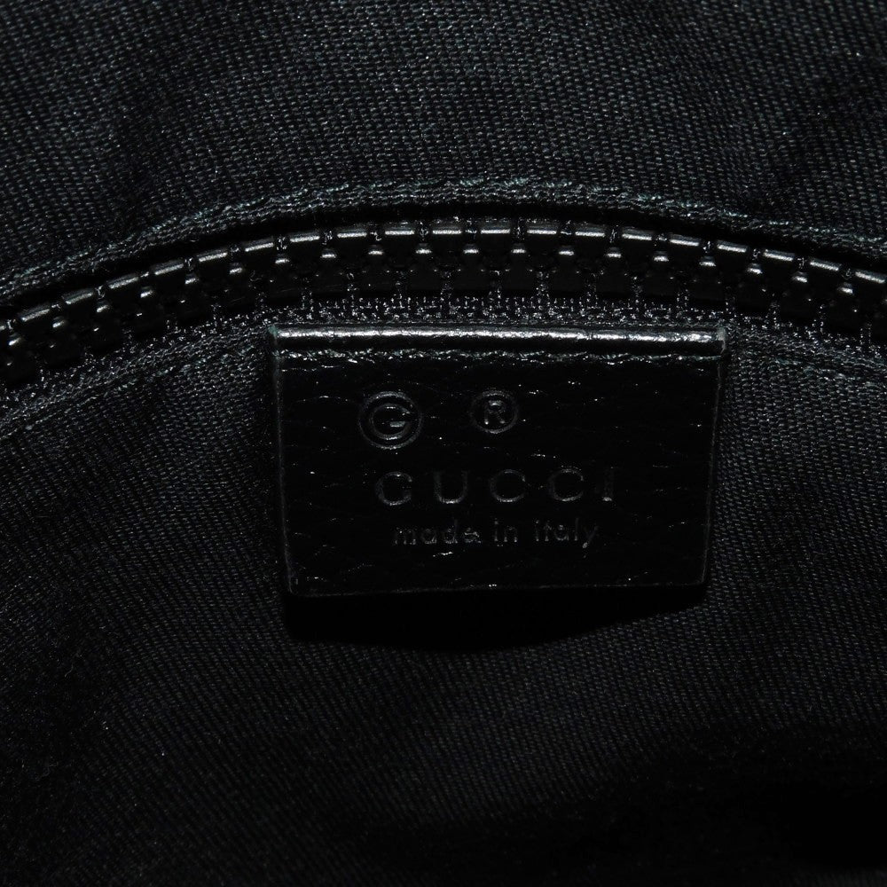 GUCCI Handbag 449180 G1XXN 8615 GG nylon canvas x calf leather black GG nylon Boston Duffel bag