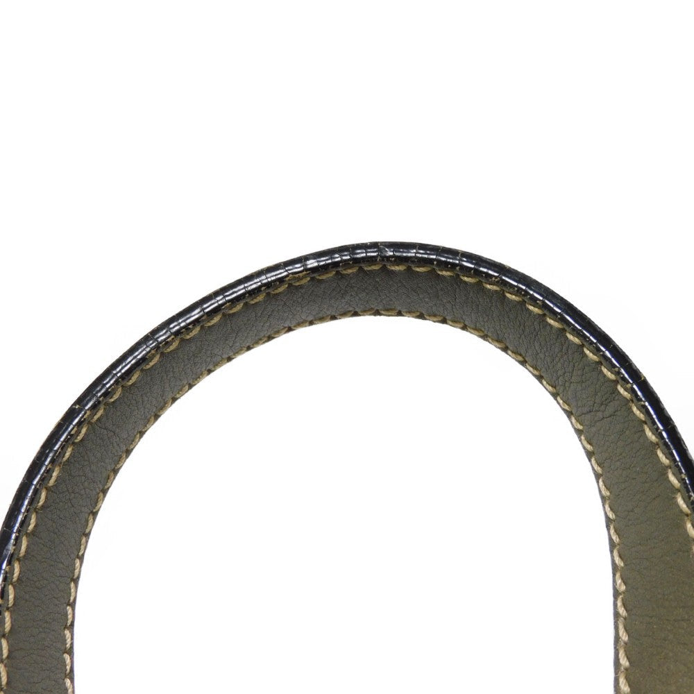 GUCCI Tote Bag 211138 GG Imprime Canvas (PVC coating) Metallic khaki Logo embossing GG IMPLEMENT TOTE