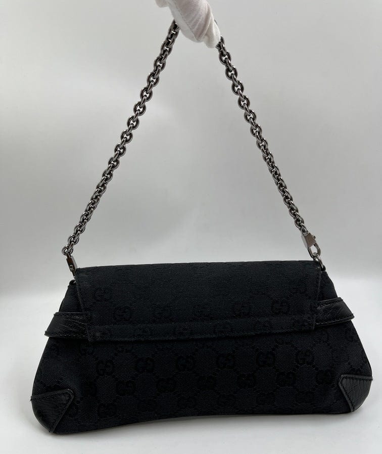 Gucci Horsebit 1955 Canvas Shoulder Bag