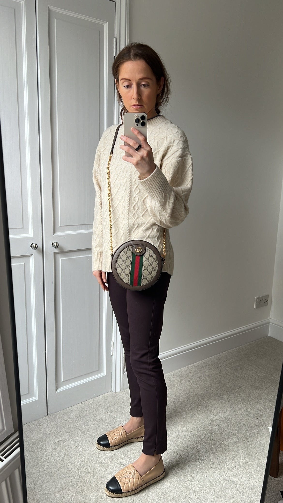 Gucci GG Ophidia Mini GG Round Shoulder Bag (RRP £1,270)