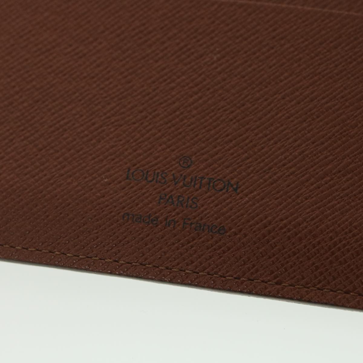 Louis Vuitton Brown Canvas Agenda cover wallet accessories
