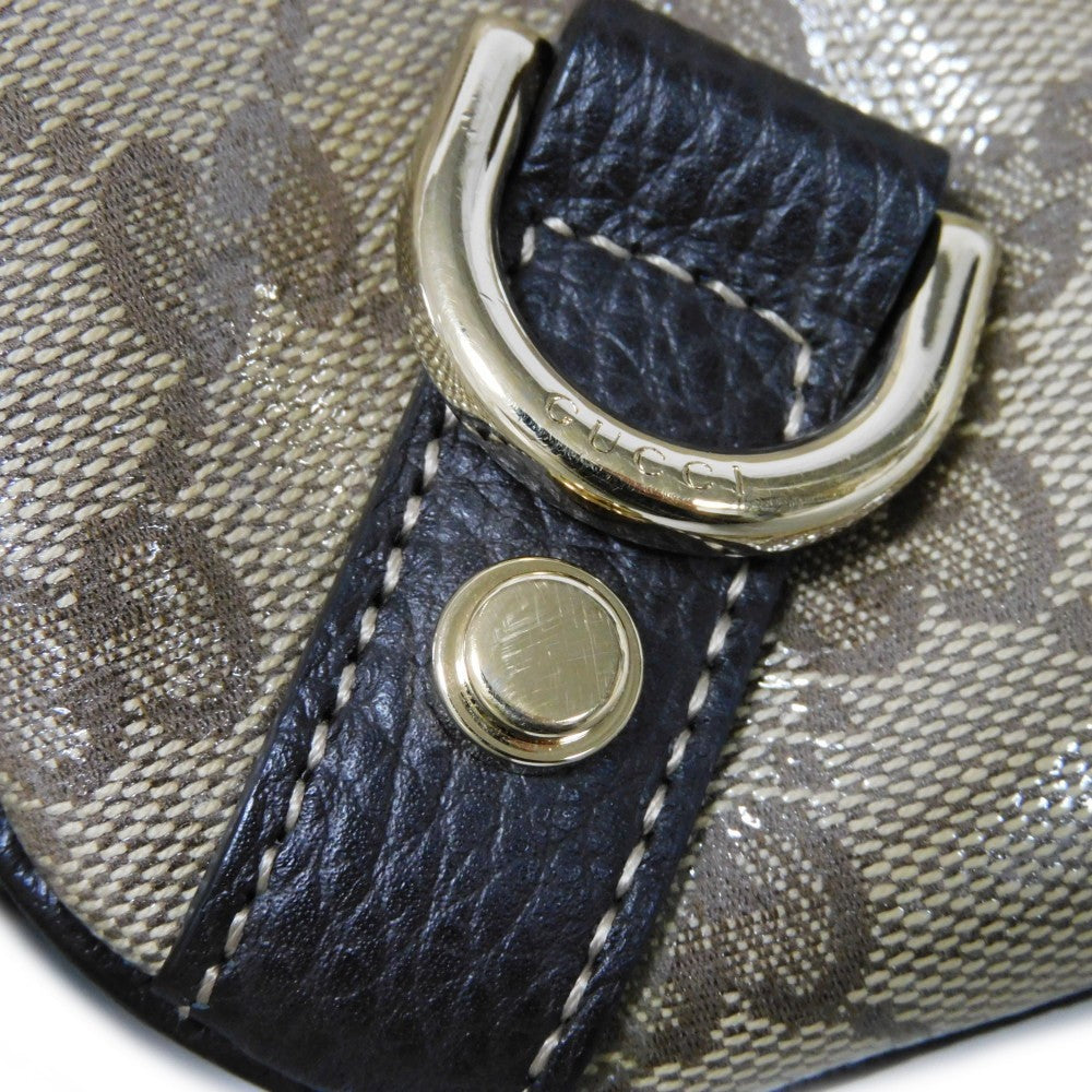 GUCCI Shoulder Bag 268642 GG Crystal Canvas (Plastics finish) beige GG crystal abby messenger bag
