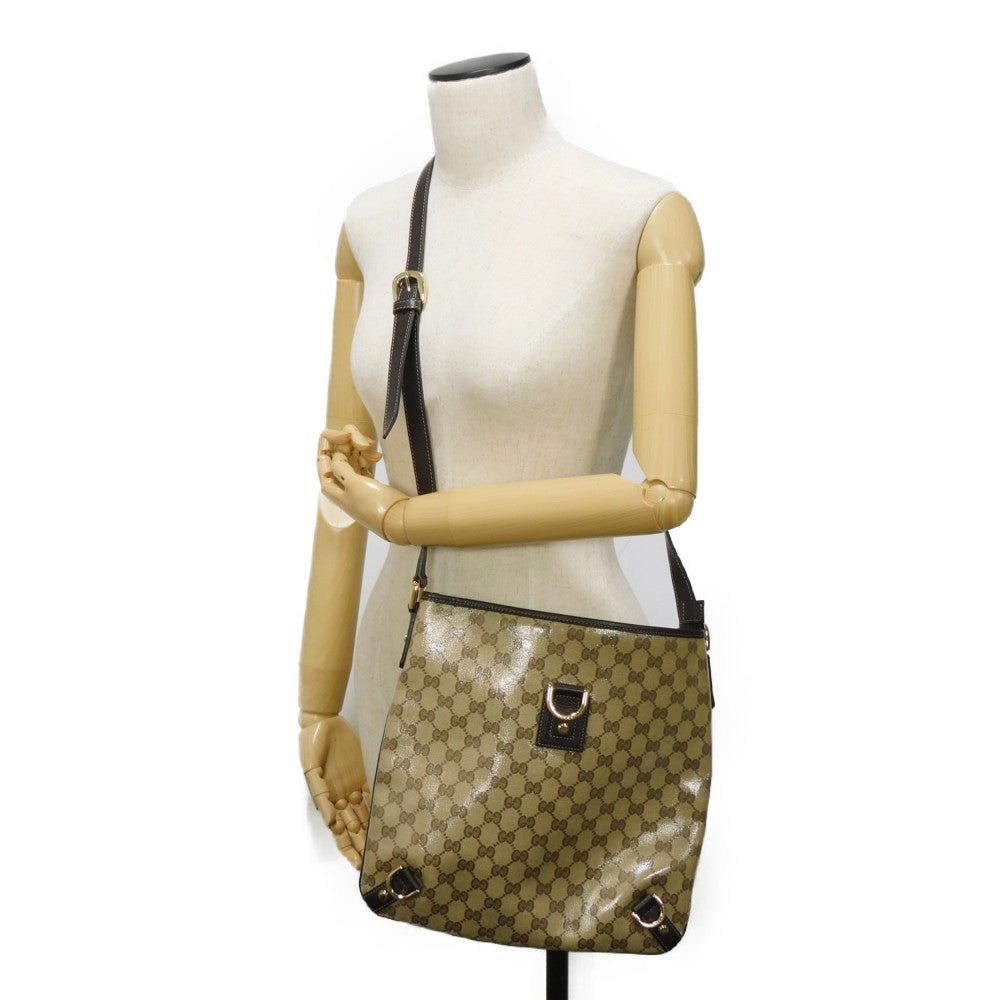 GUCCI Shoulder Bag 268642 GG Crystal Canvas (Plastics finish) beige GG crystal abby messenger bag