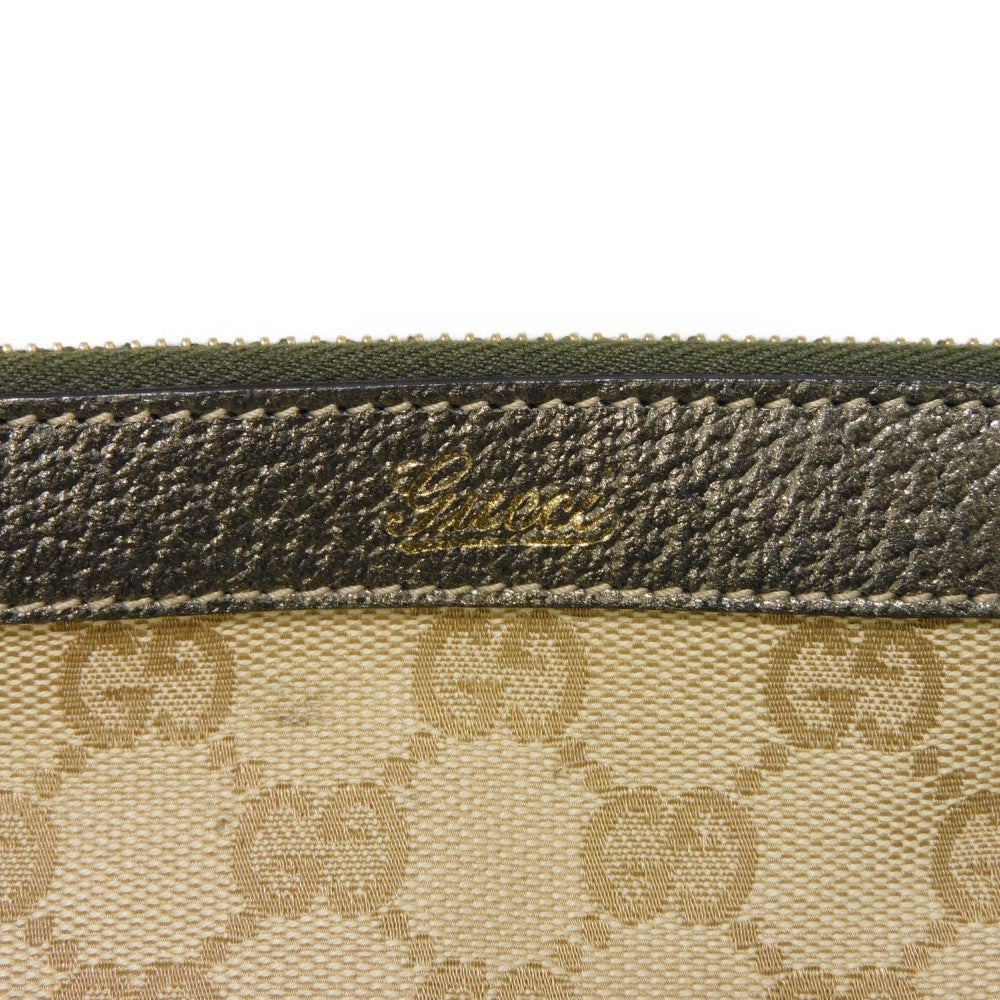 GUCCI Tote Bag 141470 GG canvas x calf leather beige GG canvas Abby Tote