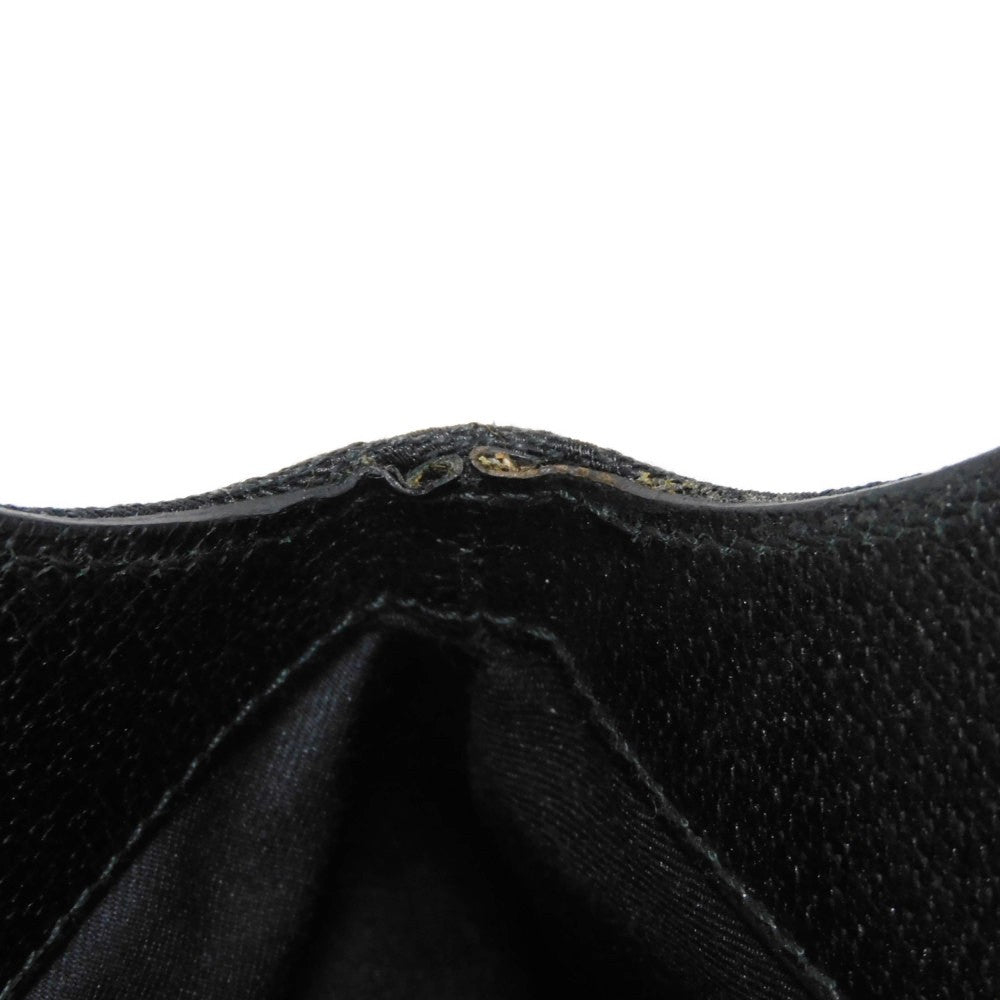 GUCCI Handbag 131329 GG canvas x calf leather black GG canvas Top Handle
