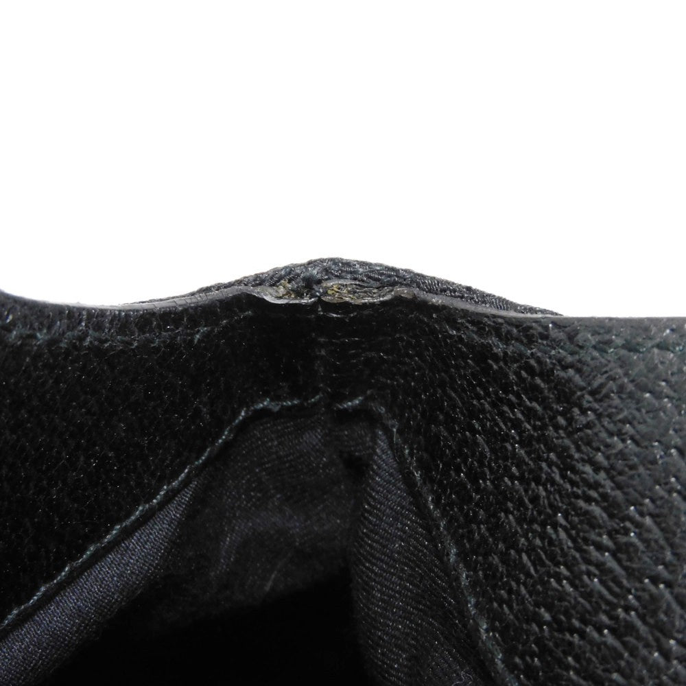 GUCCI Handbag 131329 GG canvas x calf leather black GG canvas Top Handle